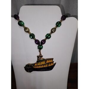 Vintage Mardi Gras Riverboat Steamboat Beads‎